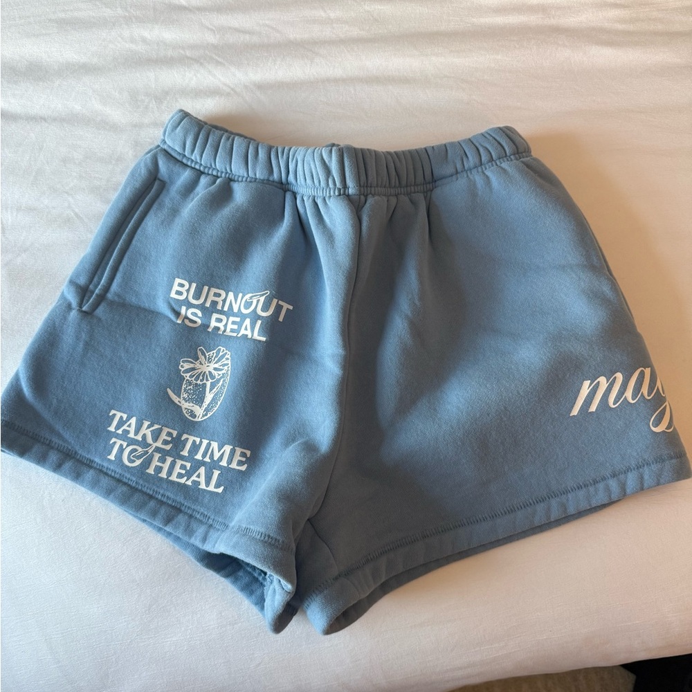 Maya Women's Athletic Shorts in Blue